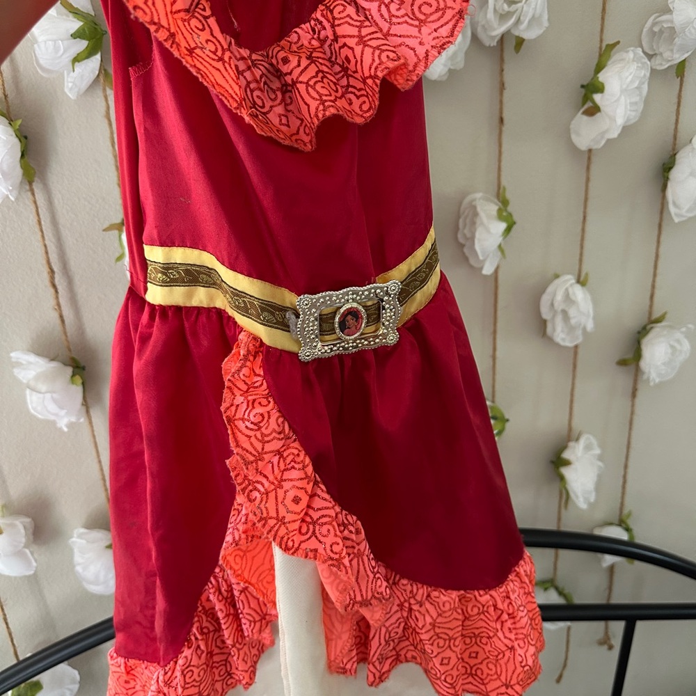 Kids Red and Gold Costume Dress